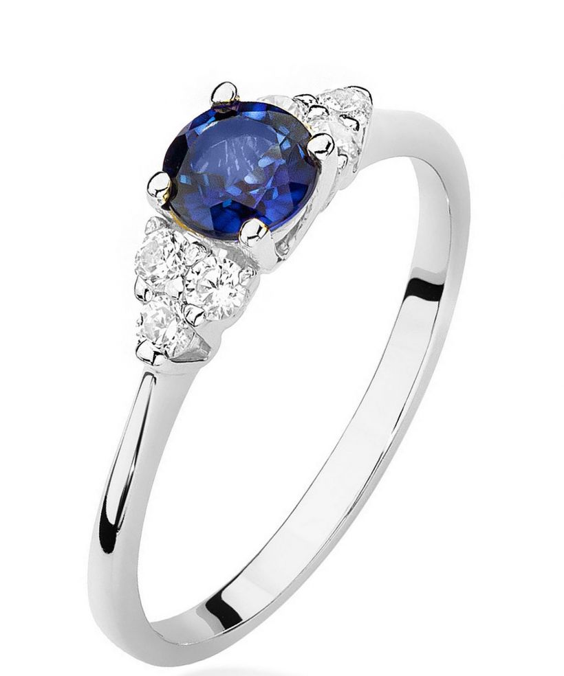 Bonore - White Gold 585 - Sapphire 0,5 ct ring
