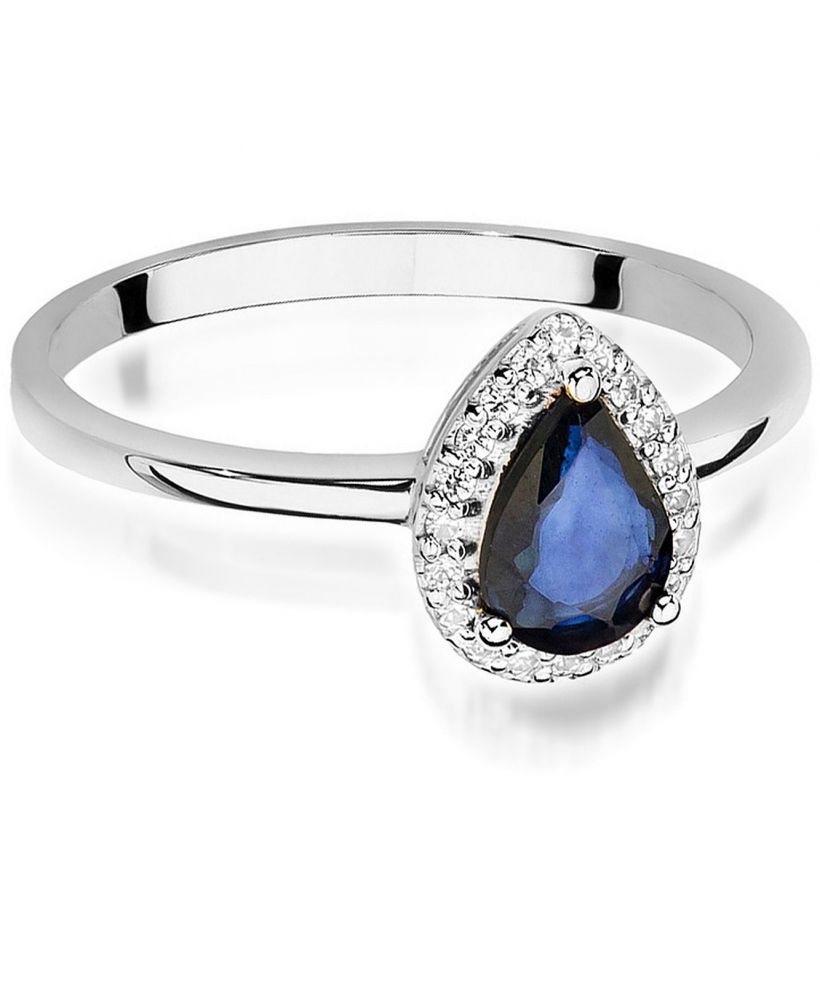 Bonore - White Gold 585 - Sapphire 0,6 ct ring