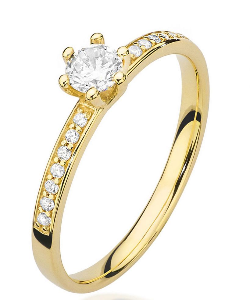 Bonore - Gold 585 - Diamond 0,25 ct ring
