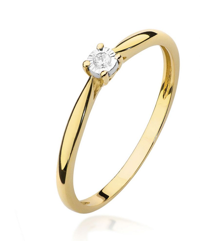 Bonore - Gold 585 - Diamond 0,01 ct ring