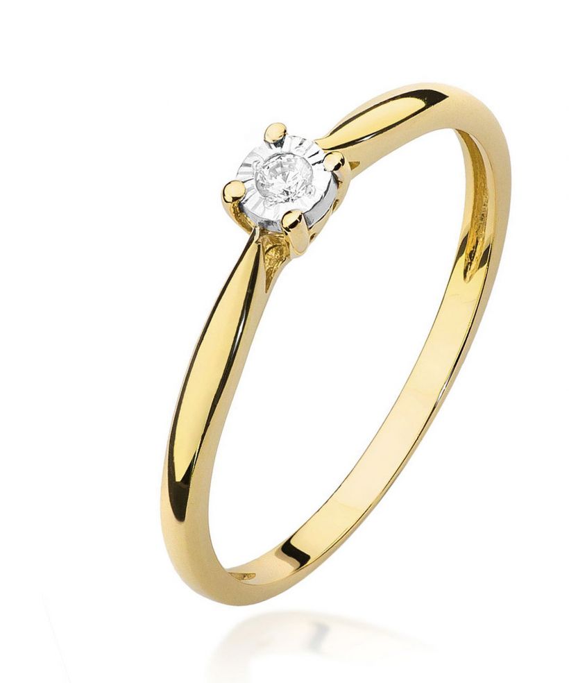 Bonore - Gold 585 - Diamond 0,03 ct ring