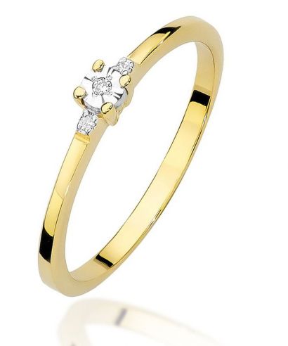 Bonore - Gold 585 - Diamond 0,0086 ct ring