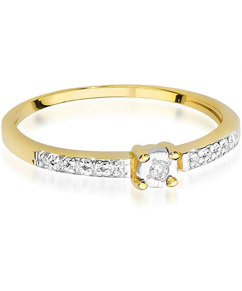 Bonore - Gold 585 - Diamond 0,02 ct ring