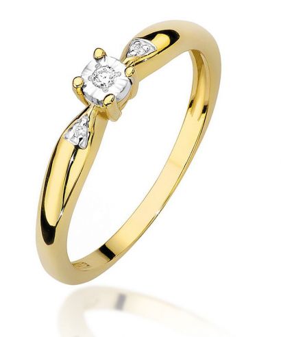 Bonore - Gold 585 - Diamond 0,02 ct ring
