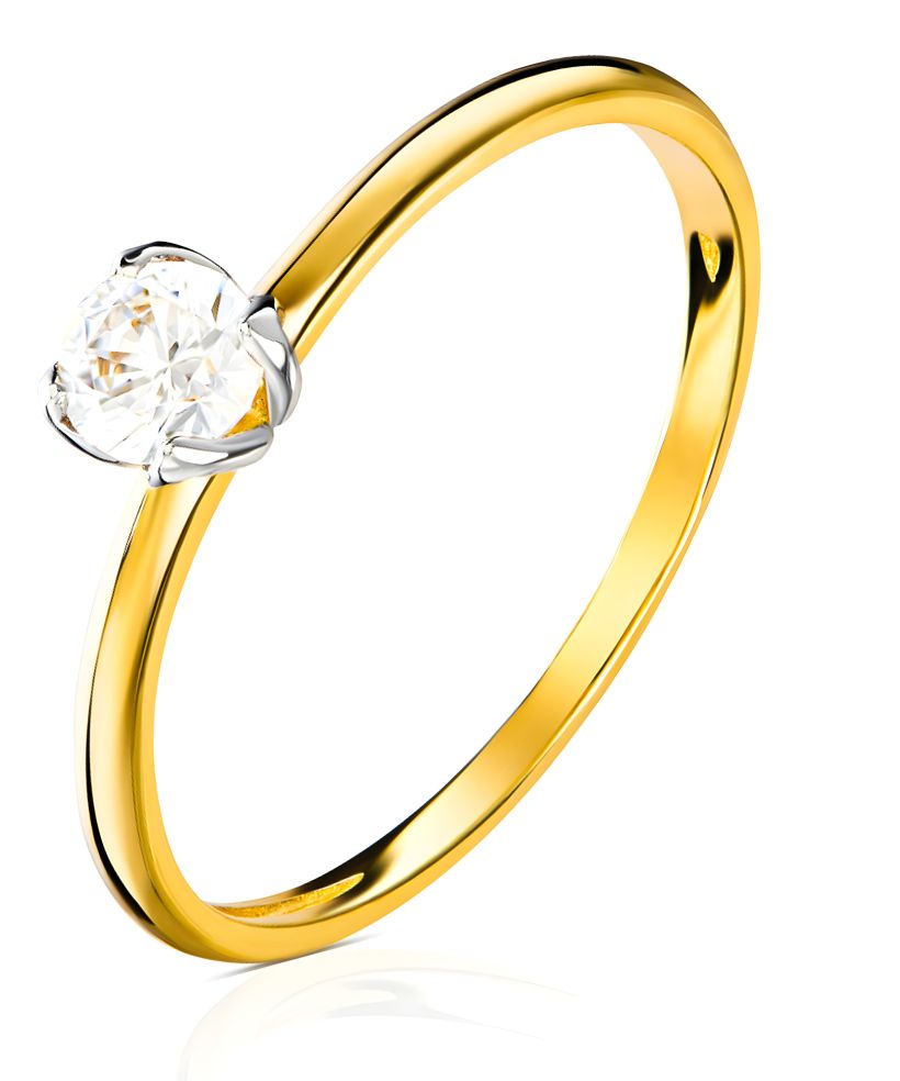 Bonore - Gold 585 - Cubic Zirconia ring