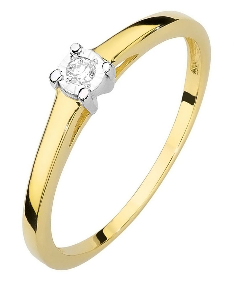 Bonore - Gold 585 - Diamond 0,03 ct ring