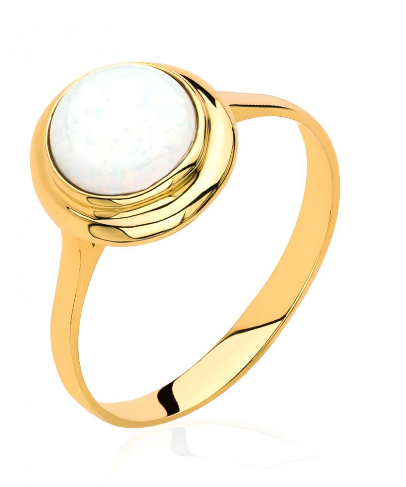 Bonore - Gold 585 - Opal ring