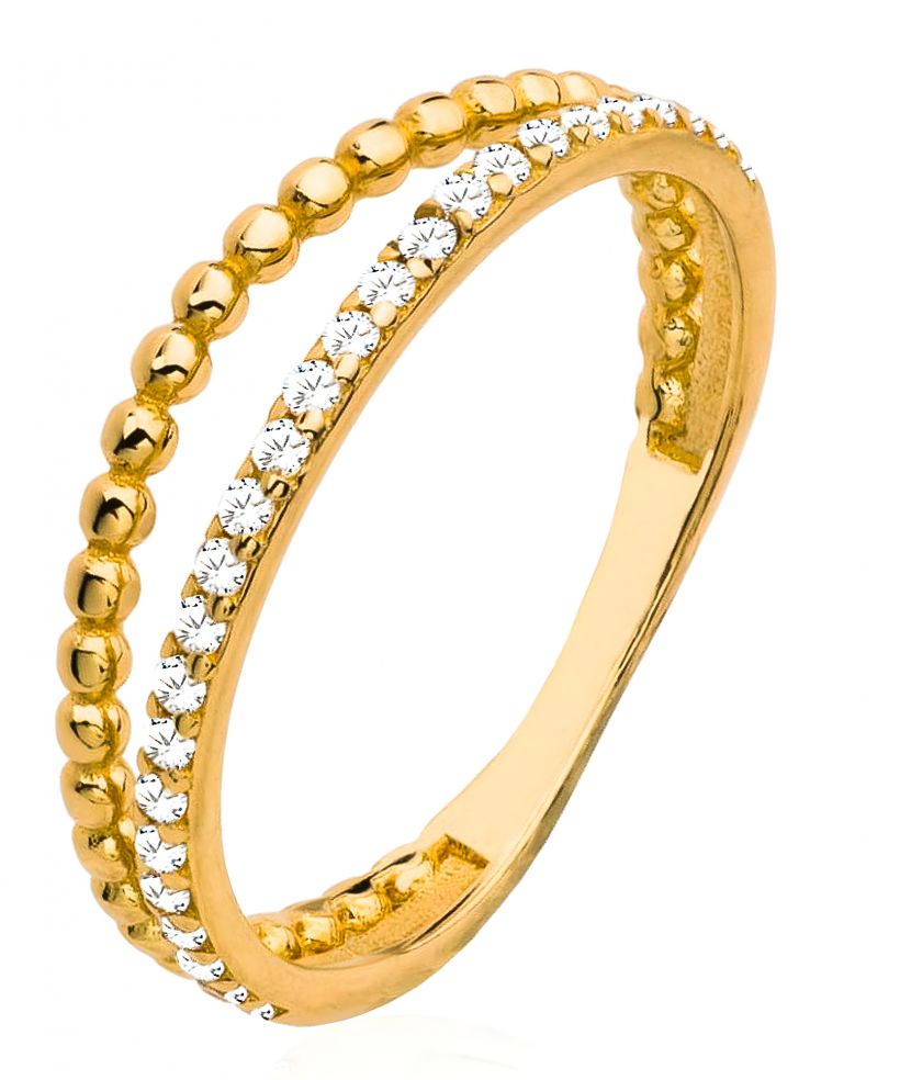 Bonore - Gold 585 - Cubic Zirconia ring
