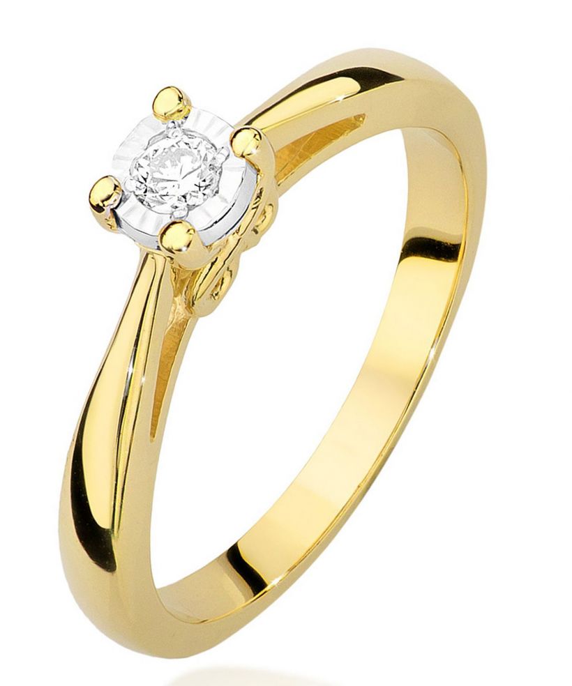 Bonore - Gold 585 - Diamond 0,08 ct ring