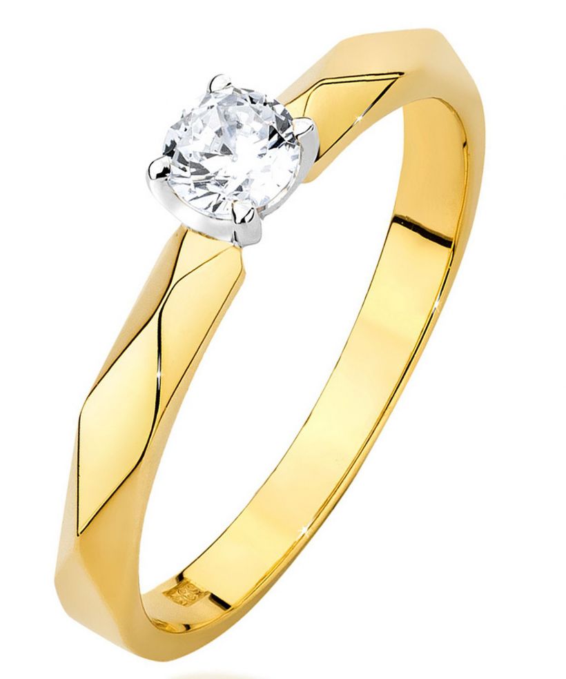 Bonore - Gold 585 - Diamond 0,15 ct ring