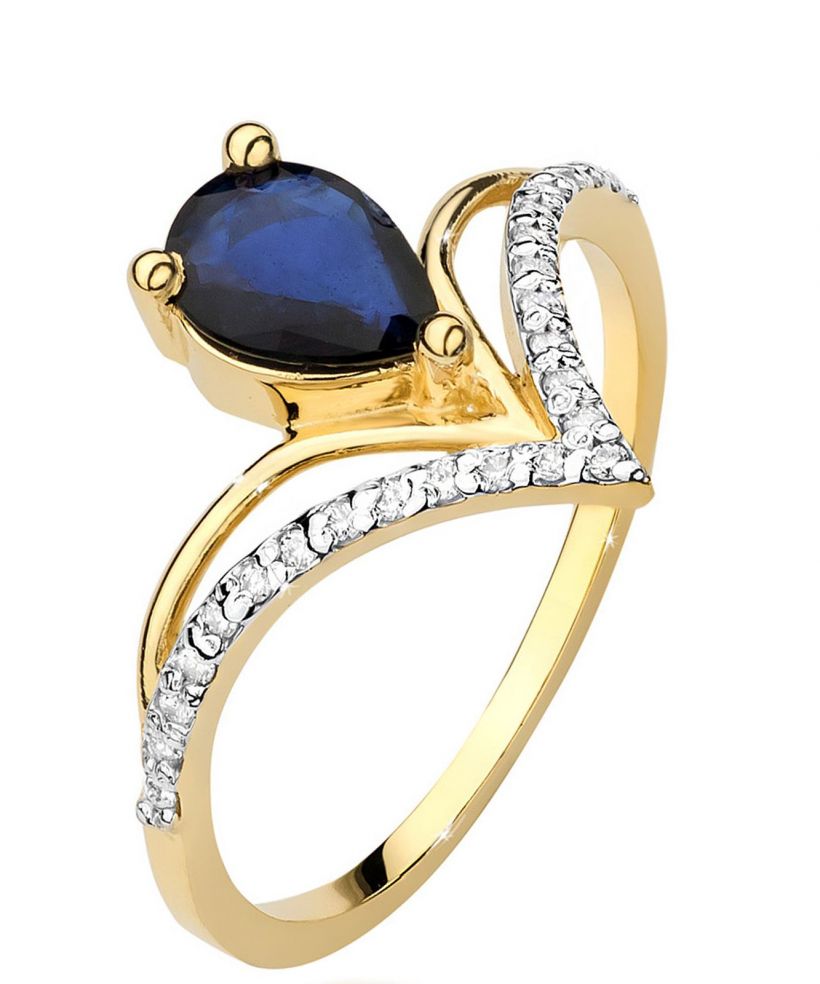 Bonore - Gold 585 - Sapphire 0,6 ct ring