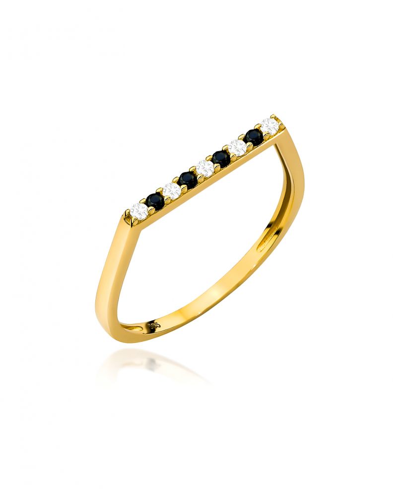 Bonore - Gold 585 - Cubic Zirconia ring