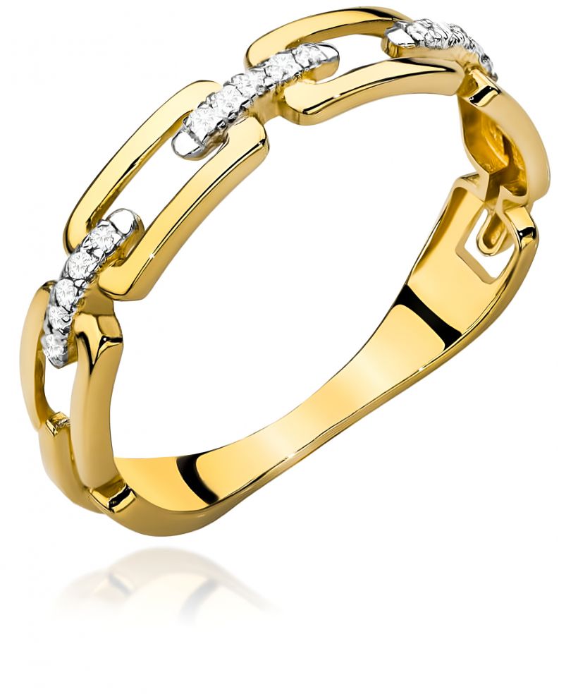 Bonore - Gold 585 - Cubic Zirconia ring