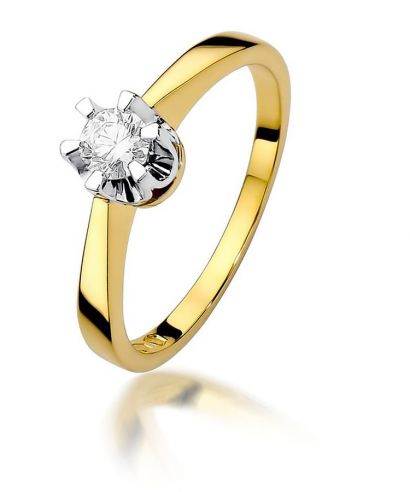 Bonore - Gold 585 - Diamond 0,25 ct ring