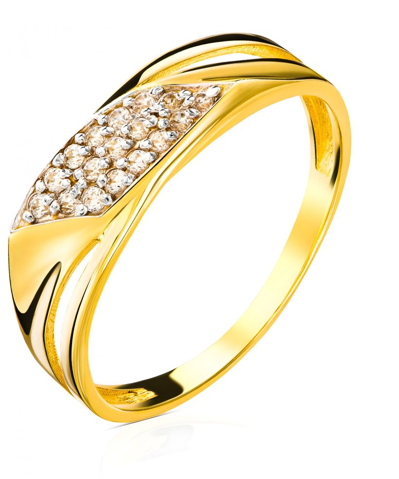 Bonore - Gold 585 - Cubic Zirconia ring