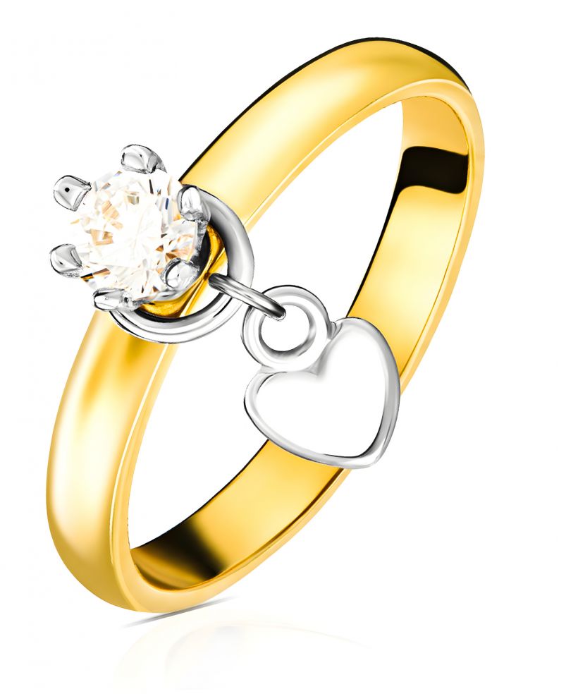 Bonore - Gold 585 - Cubic Zirconia ring
