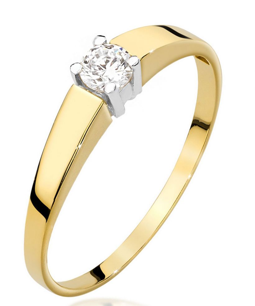 Bonore - Gold 585 - Diamond 0,2 ct ring