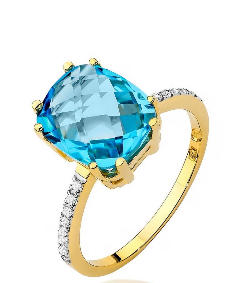 Bonore - Gold 585 - Topaz 3 ct ring