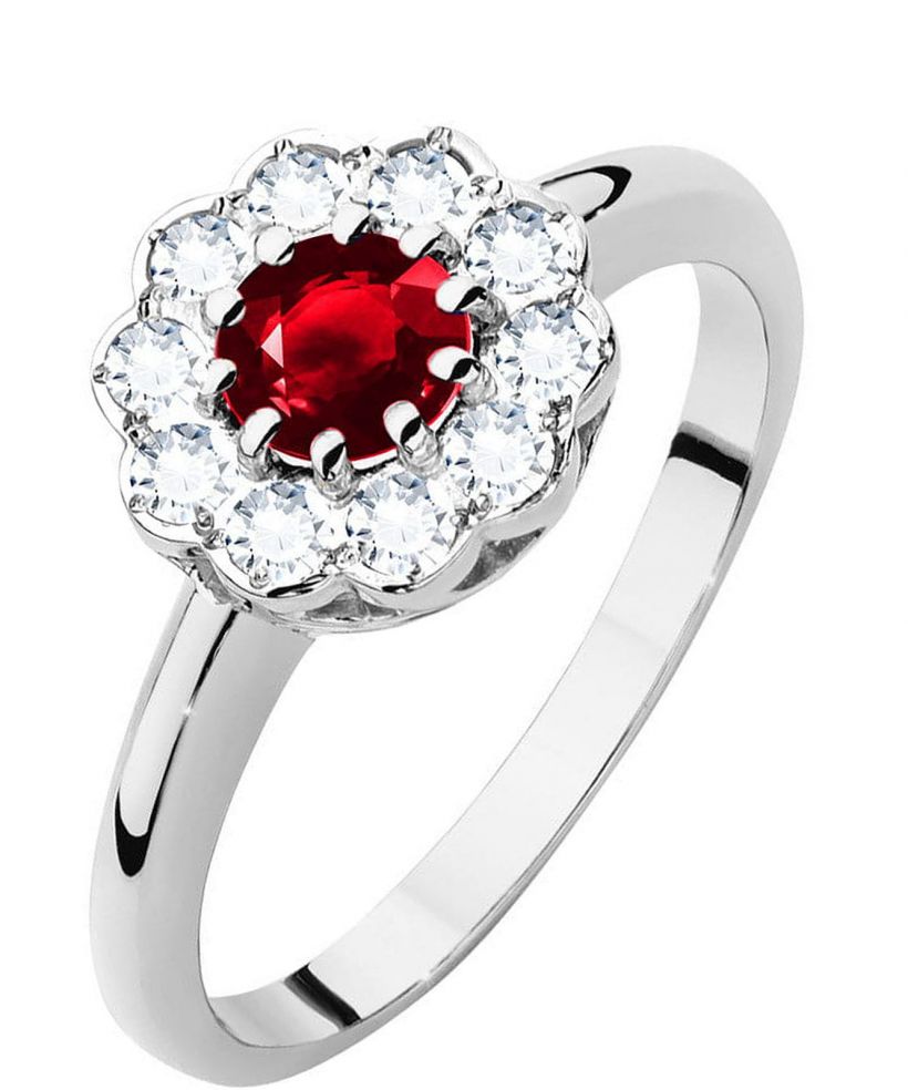 Bonore - White Gold 585 - Ruby 0,6 ct ring
