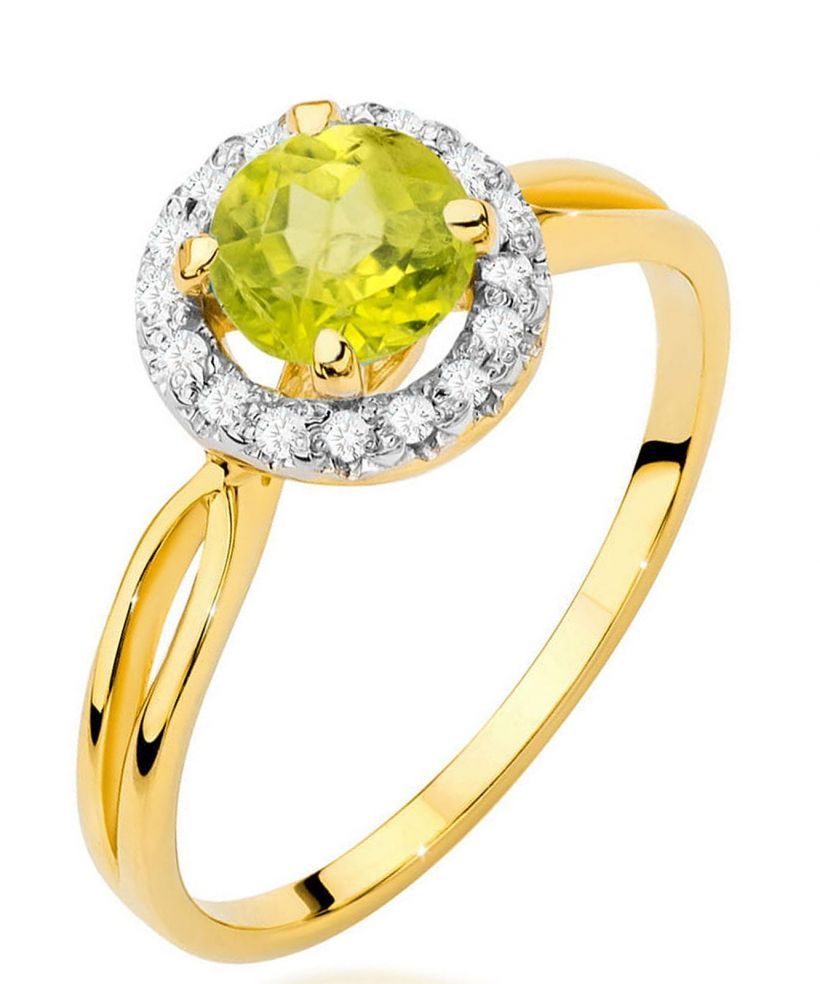 Bonore - Gold 585 - Olivine 0,9 ct ring