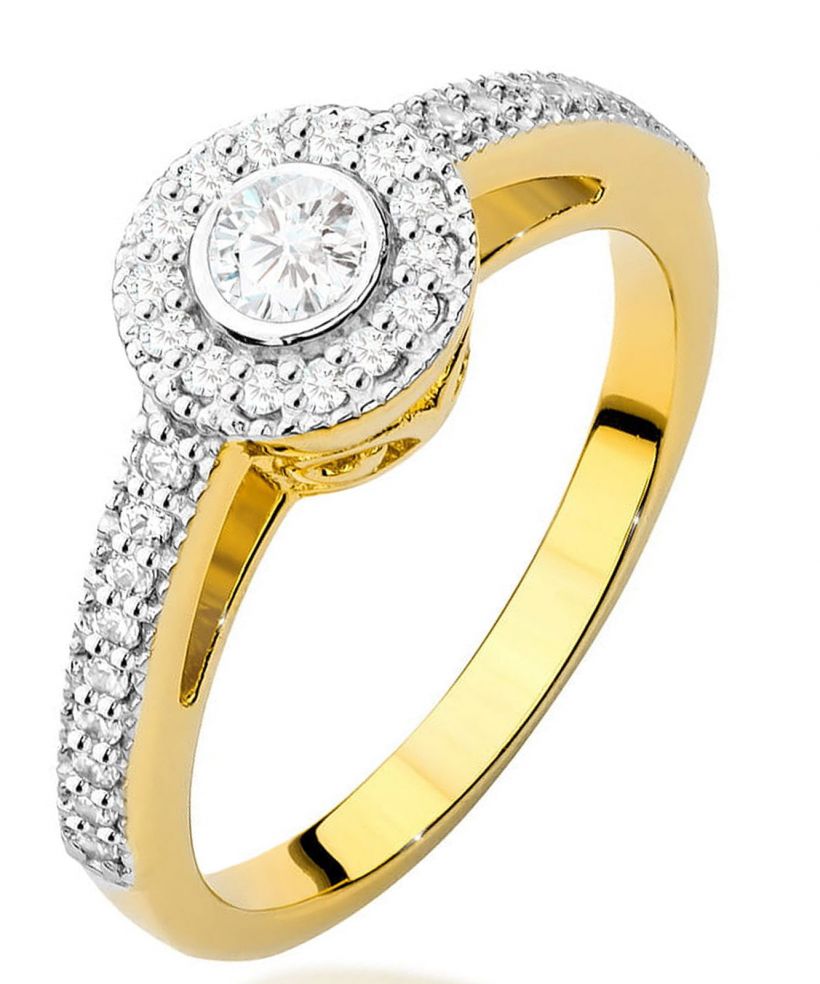 Bonore - Gold 585 - Diamond 0,15 ct ring