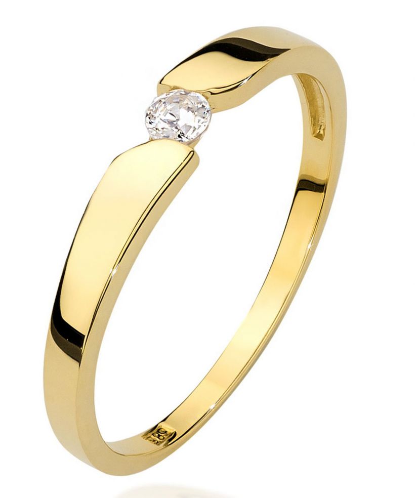 Bonore - Gold 585 - Diamond 0,08 ct ring
