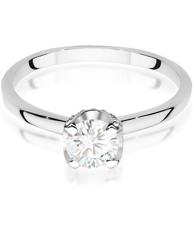 Bonore - White Gold 585 - White Sapphire 0,6 ct ring