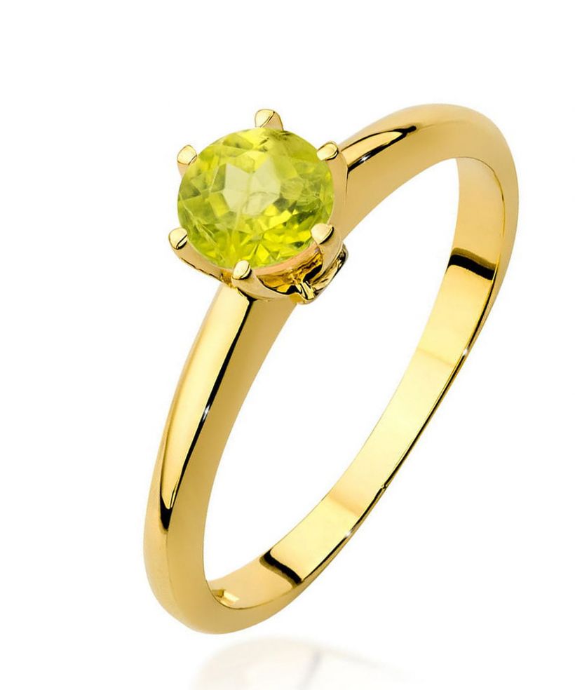 Bonore - Gold 585 - Olivine 0,6 ct ring