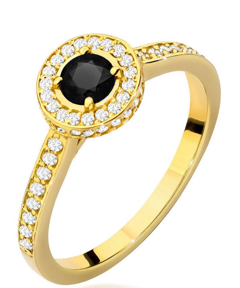 Bonore - Gold 585 - Black Diamond 0,3 ct ring