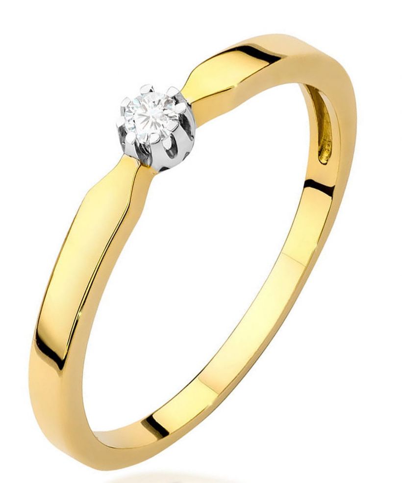 Bonore - Gold 585 - Diamond 0,04 ct ring