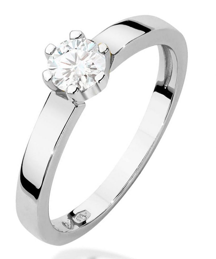 Bonore - White Gold 585 - Diamond 0,25 ct ring
