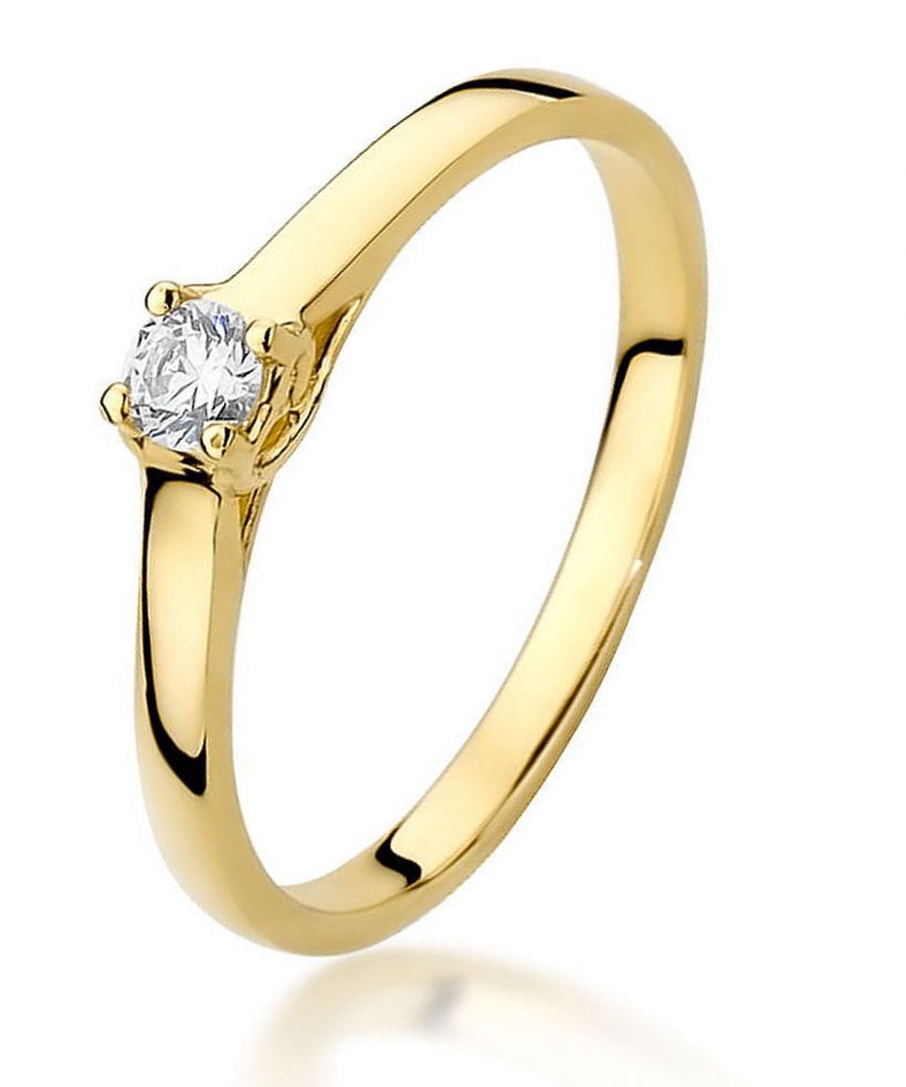 Bonore - Gold 585 - Diamond 0,12 ct ring