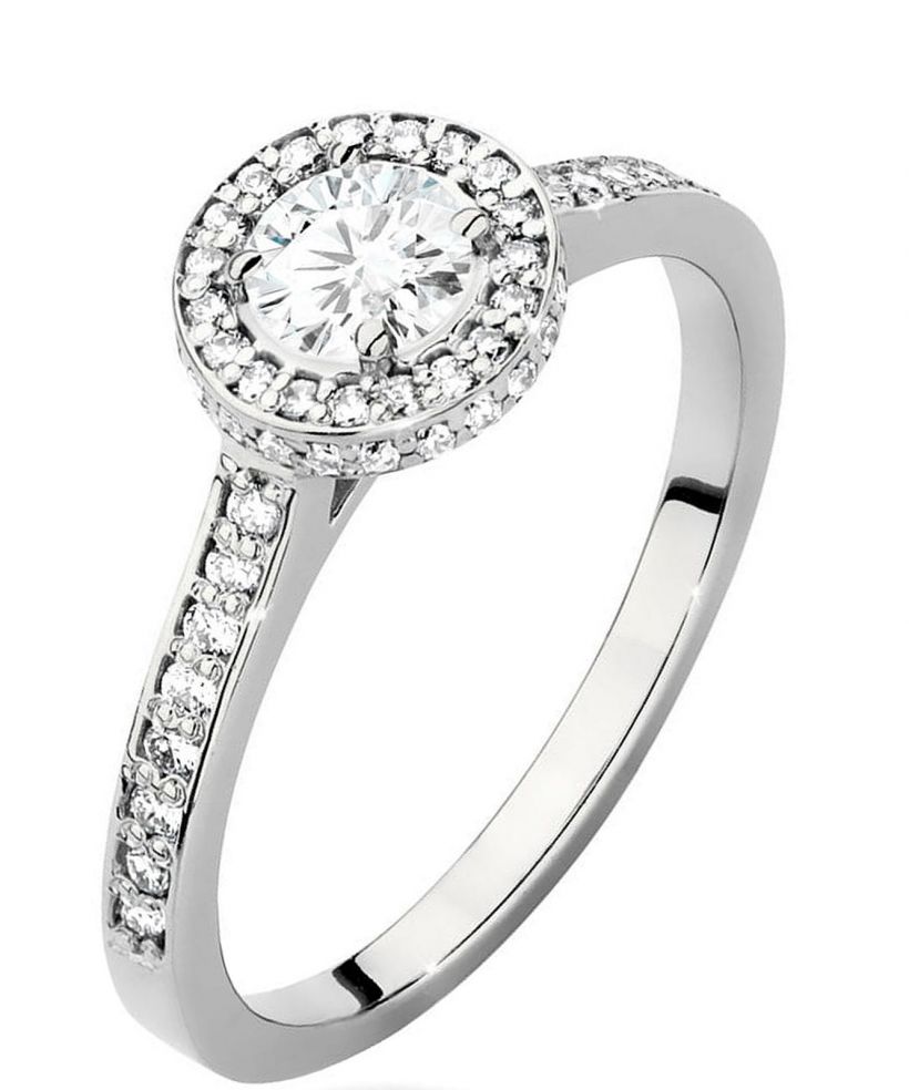 Bonore - White Gold 585 - Diamond 0,4 ct ring