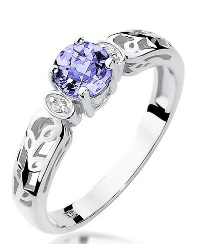 Bonore - White Gold 585 - Tanzanite 0,5 ct ring