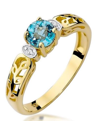 Bonore - Gold 585 - Topaz 0,5 ct ring