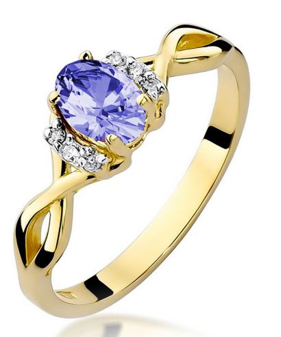 Bonore - Gold 585 - Tanzanite 0,4 ct ring