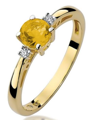 Bonore - Gold 585 - Citrine 0,5 ct ring