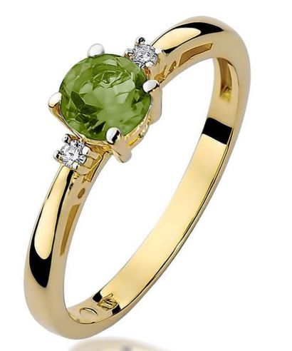 Bonore - Gold 585 - Olivine 0,6 ct ring