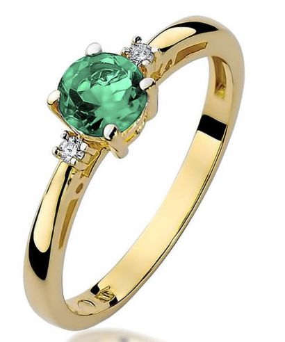 Bonore - Gold 585 - Emerald 0,5 ct ring