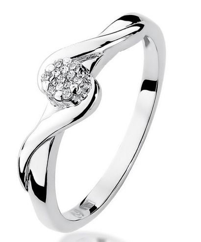 Bonore - White Gold 585 - Diamond 0,04 ct ring