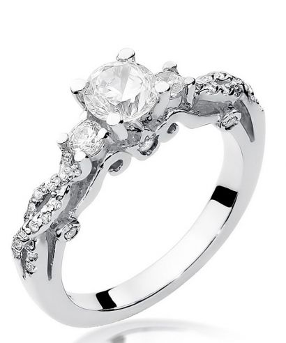 Bonore - White Gold 585 - Diamond 0,5 ct ring