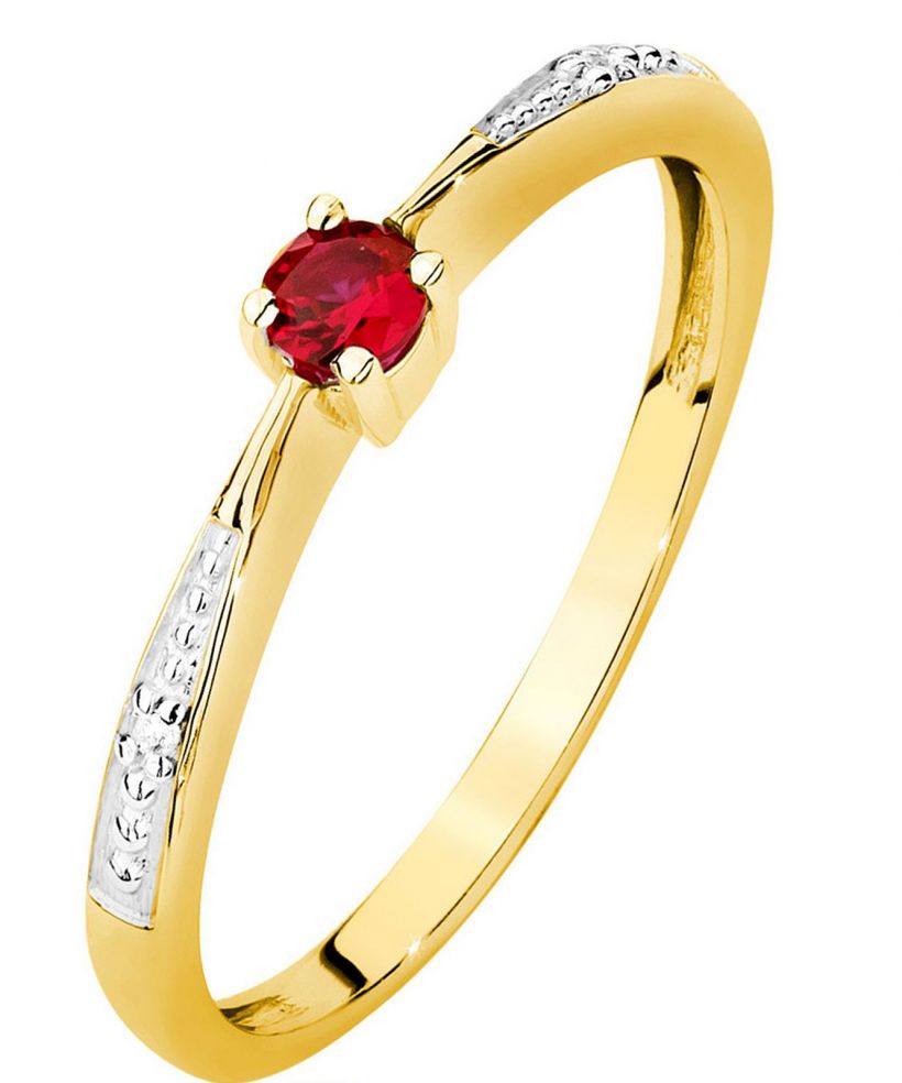 Bonore - Gold 585 - Ruby 0,15 ct ring