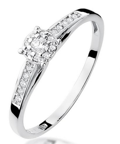 Bonore - White Gold 585 - Diamond 0,04 ct ring