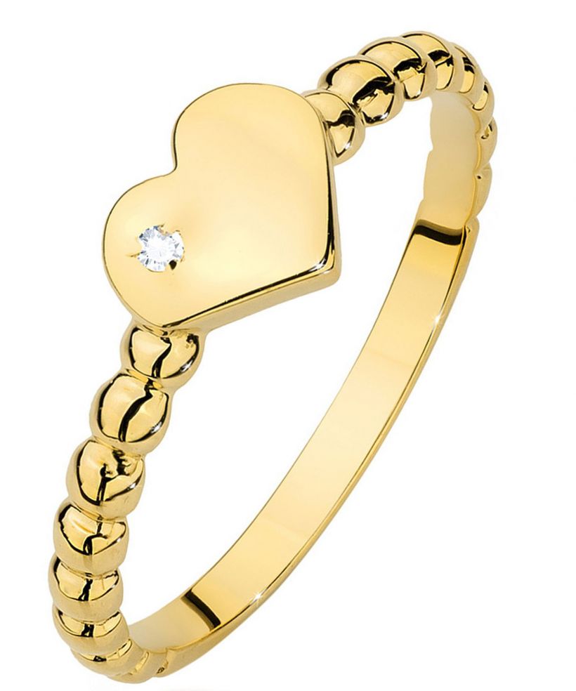 Bonore - Gold 585 - Diamond 0,01 ct ring