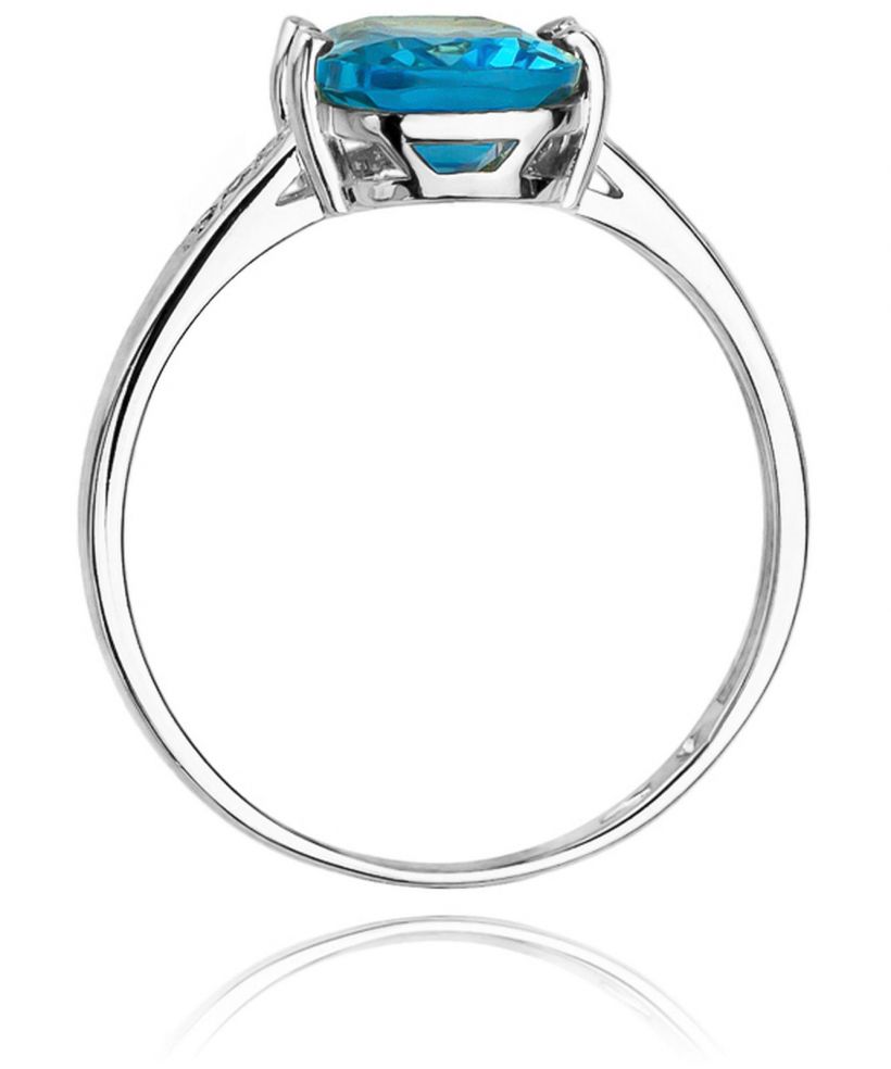 Bonore - White Gold 585 - Topaz 2,4 ct ring