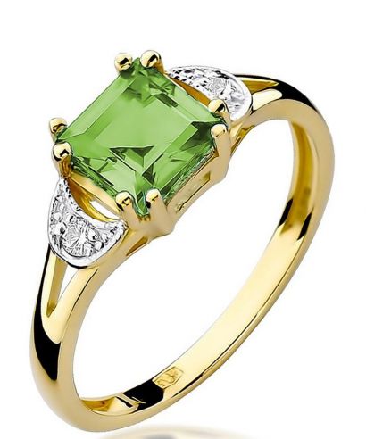 Bonore - Gold 585 - Olivine 1,1 ct ring