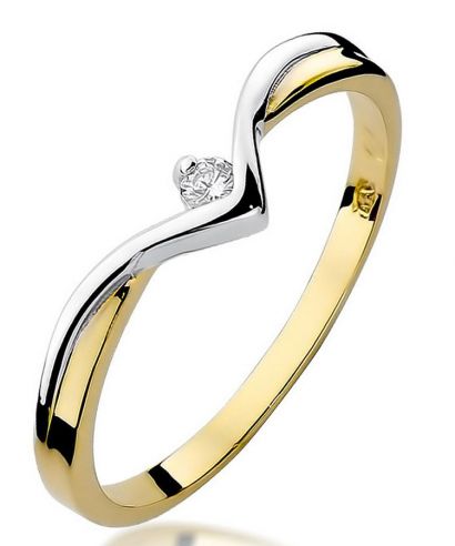 Bonore - Gold 585 - Diamond 0,04 ct ring