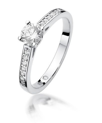 Bonore - White Gold 585 - Diamond 0,5 ct ring