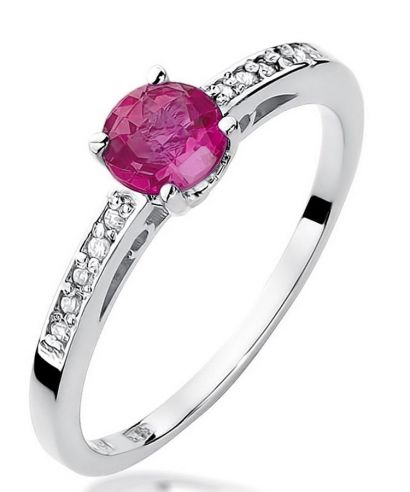 Bonore - White Gold 585 - Ruby 0,6 ct ring