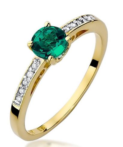 Bonore - Gold 585 - Emerald 0,5 ct ring